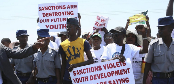 Since 2001 the U.S. has placed illegal sanctions on Zimbabwe.