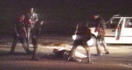 police brutality that was perpetrated upon Rodney King, that still continues in the present