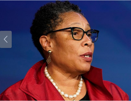 This is U.S. Secretary of Housing and Urban Development Marcia Fudge