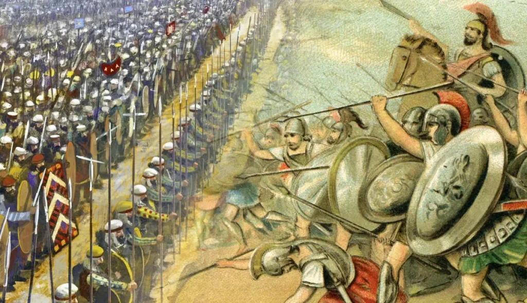 The Battle of Marathon which was fought in 940 BC